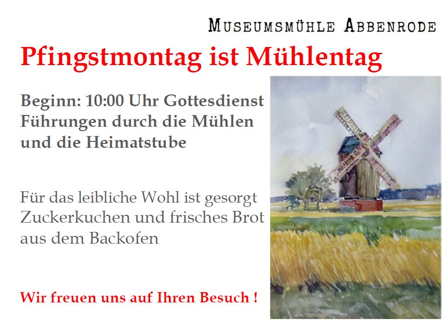 Muehlenfest in Abbenrode am Elm